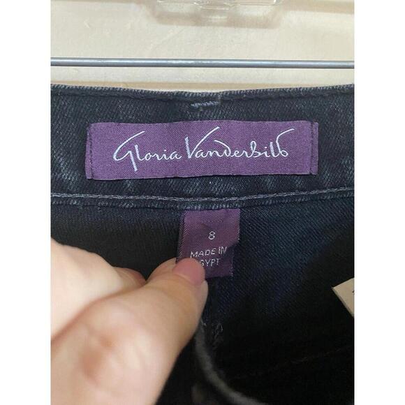 Gloria Vanderbilt Black Jeans Sz.8 Bootcut - Picture 3 of 4